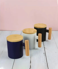 UAE Day Coffee Mugs with Bamboo Handle and Lid 380ml