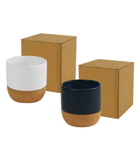 UAE Day Ceramic Cup with Cork Base 6 oz Matte Finish