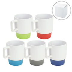 Ceramic Mugs with Bottom Clay in 12 Oz, Matte Finish