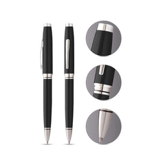Cross Coventry Black Lacquer with Polished Chrome Appointments Ballpoint Pen