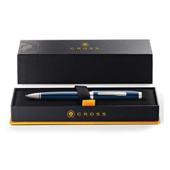 Cross Coventry Blue Lacquer with Polished Chrome Appointments Ballpoint Pen