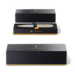 Cross Coventry Polished Chrome with Gold Tone Appointments Ballpoint Pen
