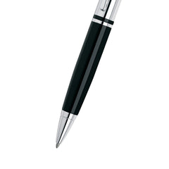 Cross Calais™ Chrome/Black Lacquer with Polished Chrome Appointments Ballpoint Pen