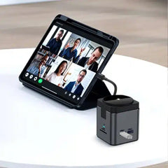 8n1 HUB – Gunmetal Multi-Port Charging Hub with Integrated MagSafe Wireless Charging & 100W Type-C Power