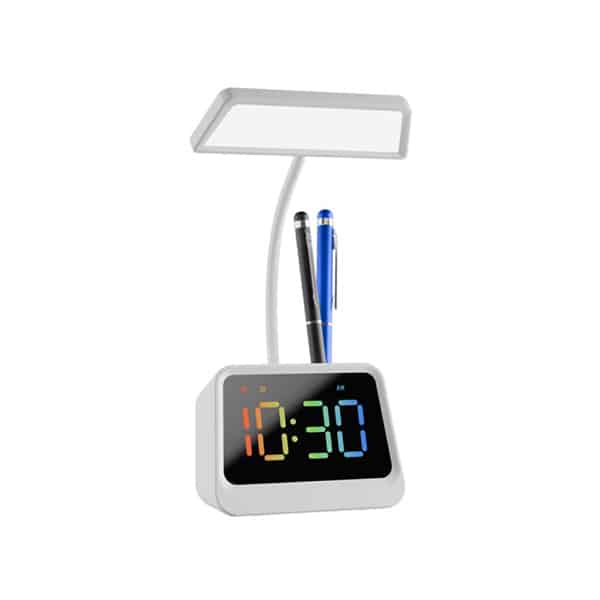 CLAMP – Multifunctional Bluetooth Speaker with 20-Hour Playtime, TWS, FM Radio, RGB Lighting & Phone Stand