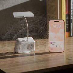 CLAMP – Multifunctional Bluetooth Speaker with 20-Hour Playtime, TWS, FM Radio, RGB Lighting & Phone Stand