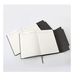 BUSINESS SET – Premium 5-Piece Professional Gift Set with PU Notebook, Metal Pen, Card Holder & Keychain in Elegant Box