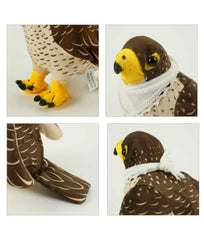 Falcon Plush Toys with White Scarf for Branding 22 cm