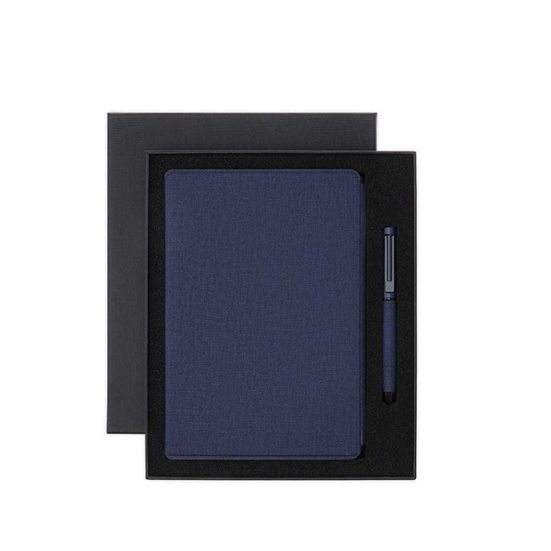 VARDIM - CHANGE ZERO Sustainable Gift Set with Refillable Notebook & Pen - Navy
