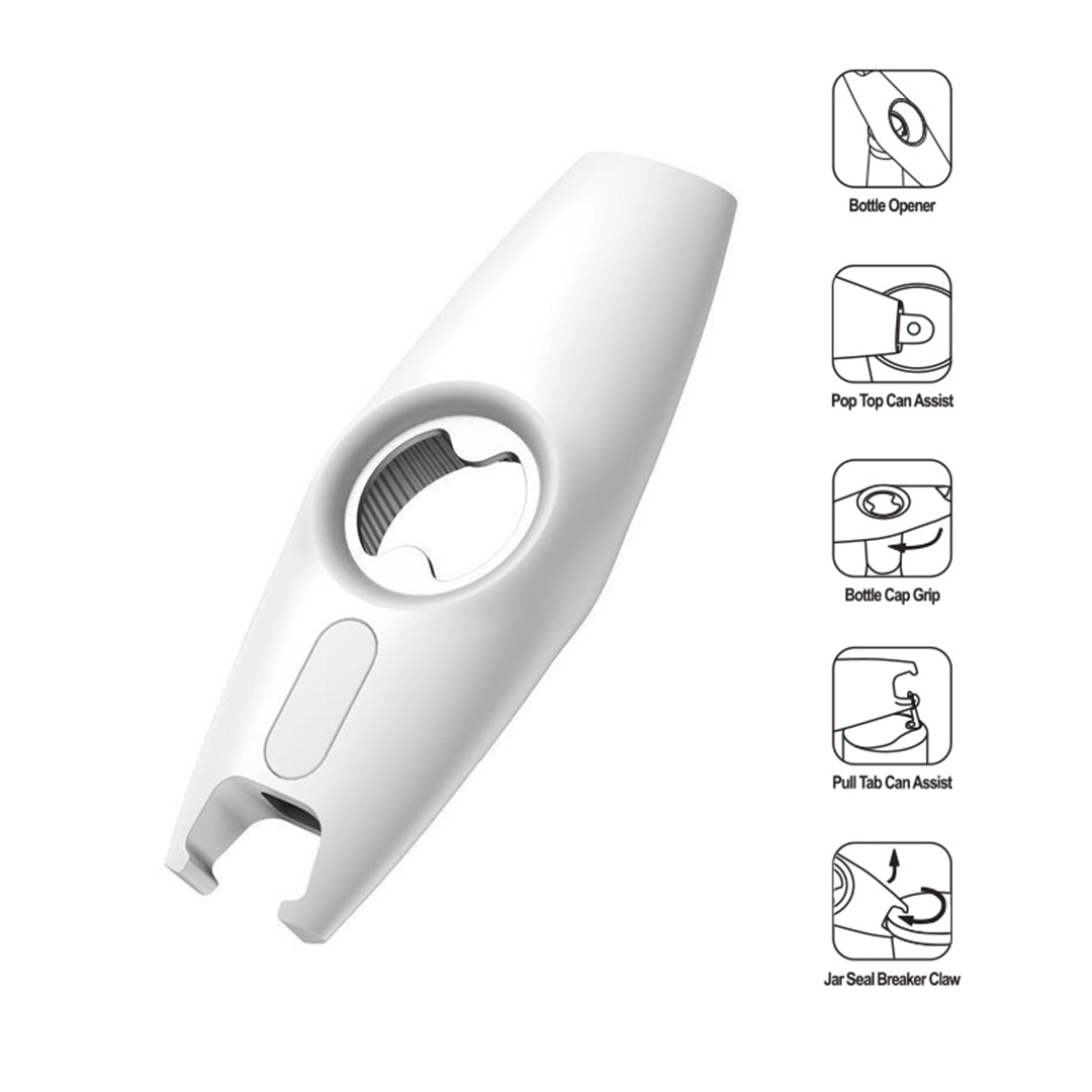 BOTTO - Giftology 5-in-1 Multi-functional Bottle Opener - White