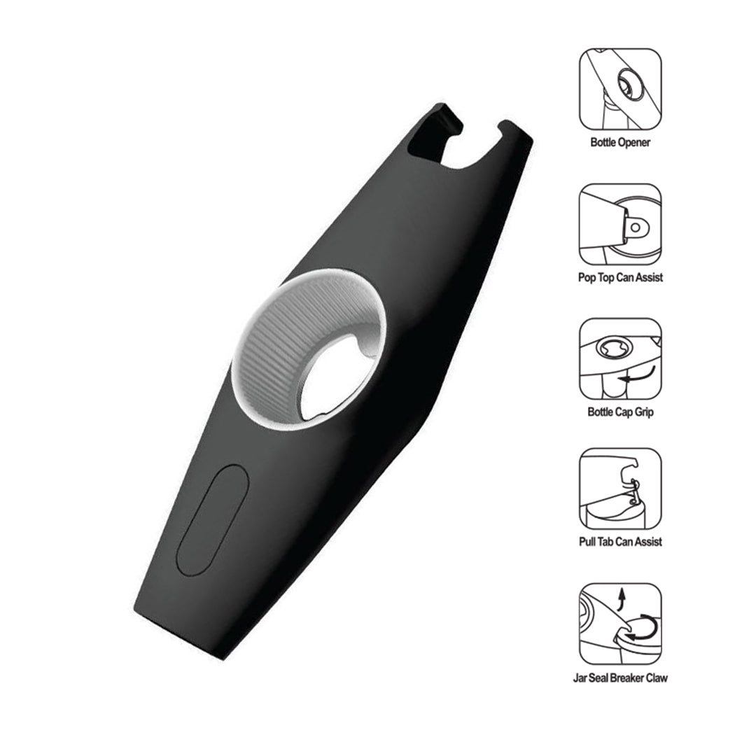 BOTTO - Giftology 5-in-1 Multi-functional Bottle Opener - Black