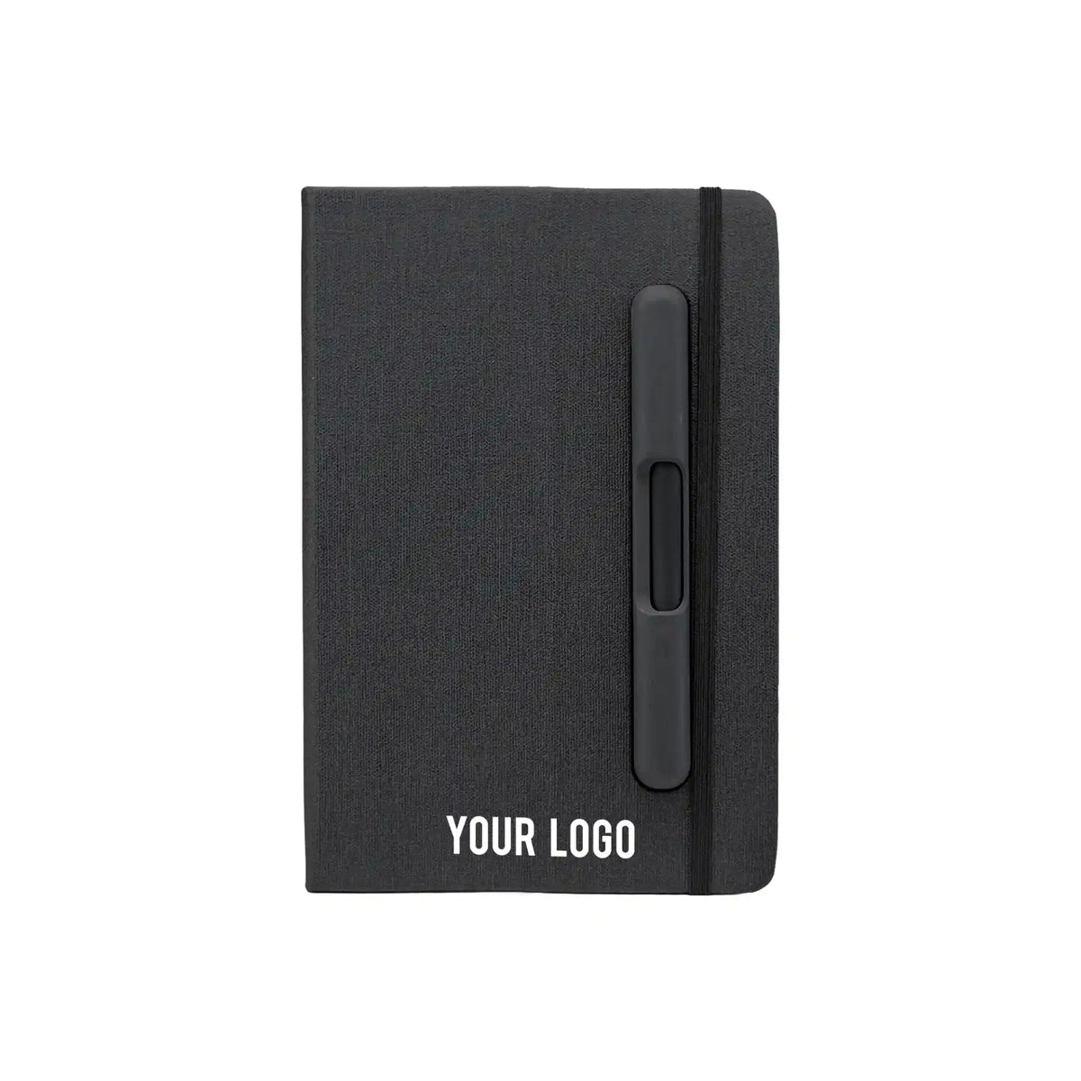 Executive PU + RPET Notebook with Integrated Mobile & Pen Holder