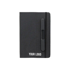 Executive PU + RPET Notebook with Integrated Mobile & Pen Holder