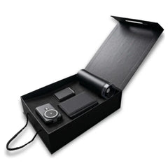 Executive 4-Piece Smart Travel & Tech Gift Set – Black Edition