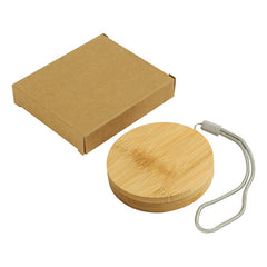 Multi-Charging Cable Set in Round Bamboo Case