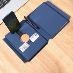 ONEX - CHANGE ZERO Recycled 10000mAh 15W MagSafe Wireless A5 Organizer 32GB - Navy Blue