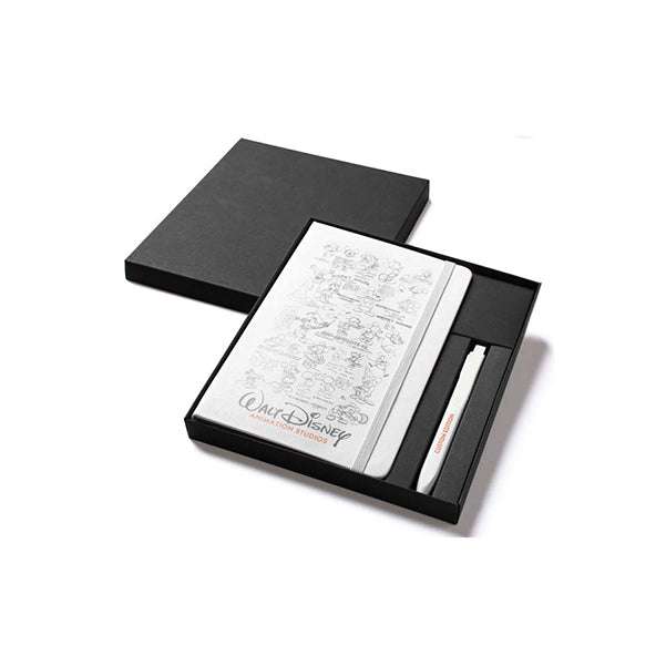 Moleskine Classic Large Notebook & Go Pen Set (White)