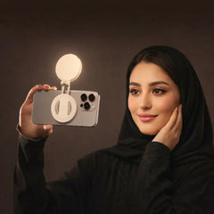 Pocket Selfie Ring Light with MagSafe, Bi-Color LED, 180° Flip Design
