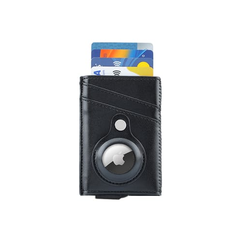 TROMSI - Santhome® PU Card Holder with Santhome Tag pocket - Black