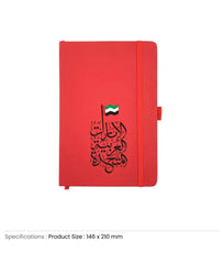 UAE Day PU Notebooks with Pen Holder