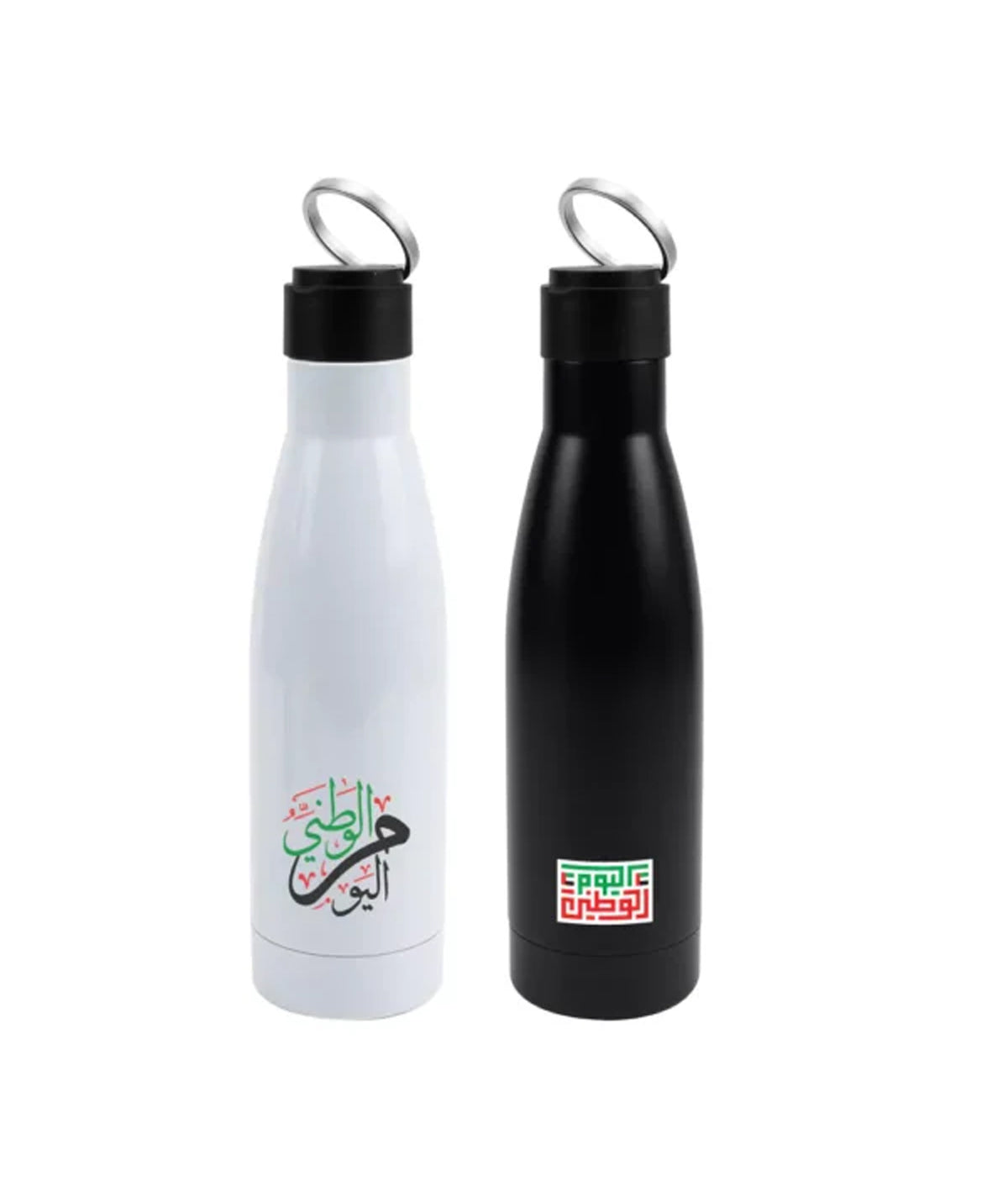 UAE Day SS Bottles Twist-off Lid SS Foldable Handle 500ml