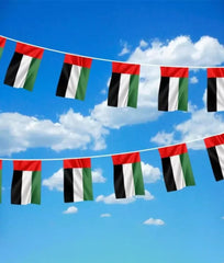 UAE String Flags and Flag Bunting 32Pcs