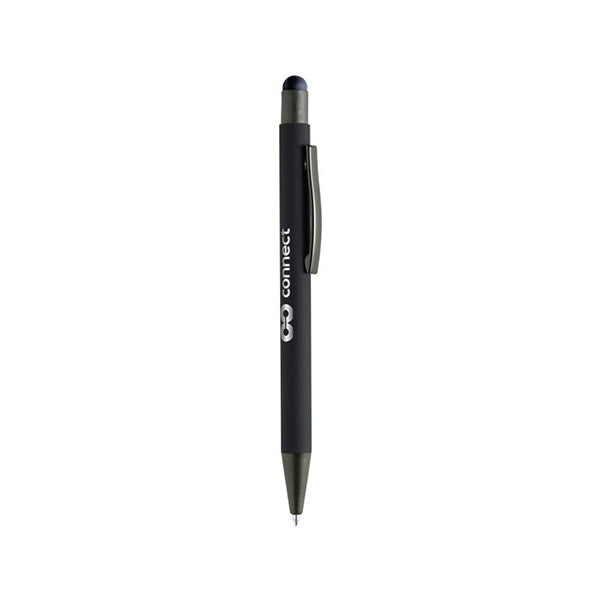 VOJENS - Giftology Metal Soft-touch Ballpen with Stylus - Black