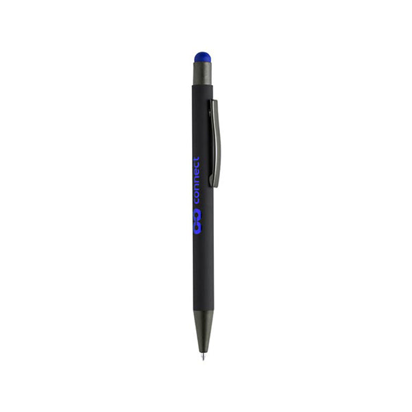 VOJENS - Giftology Metal Soft-touch Ballpen with Stylus - Blue