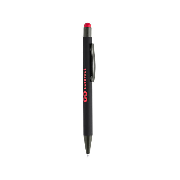 VOJENS - Giftology Metal Soft-touch Ballpen with Stylus - Red