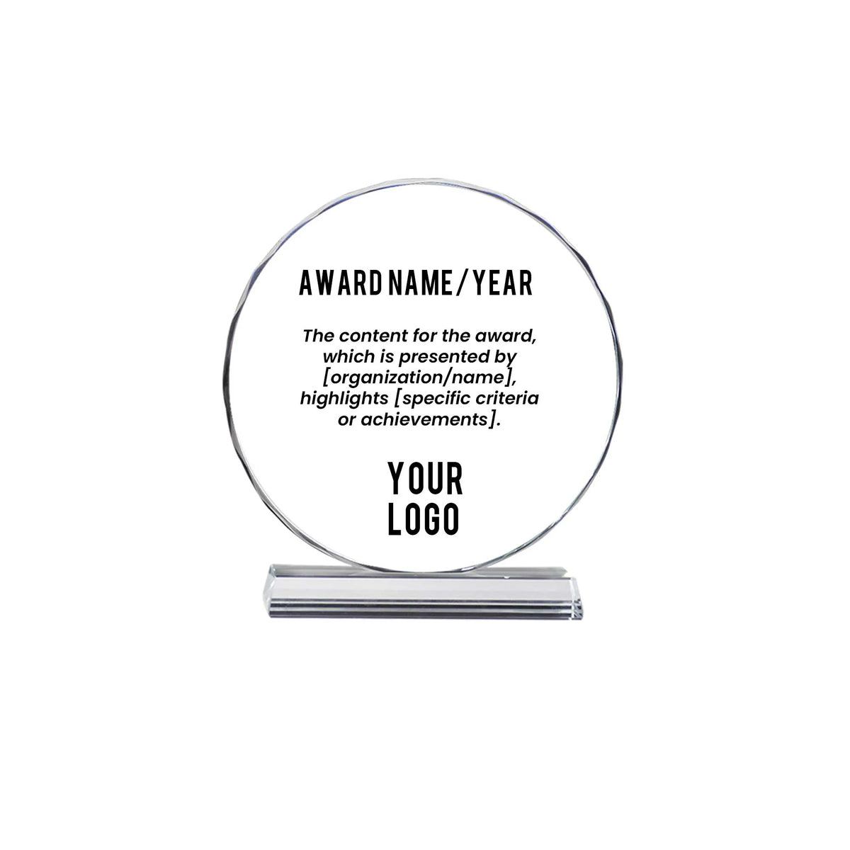 Lewhiz | 11418S Crystal Award Small