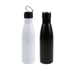 Double Wall SS Bottles Twist-off Lid SS Foldable Handle 500ml