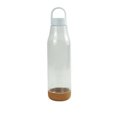PET Bottles with Cork Base, Twist-off Lid, Handle, 720ml