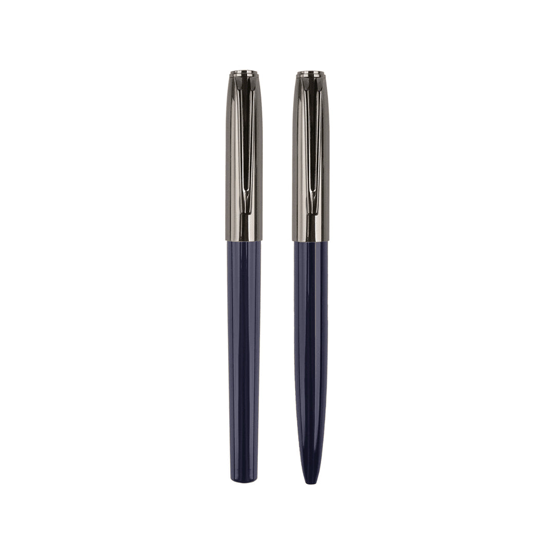 Gift Set of Roller and Ball Pen - Navy Blue
